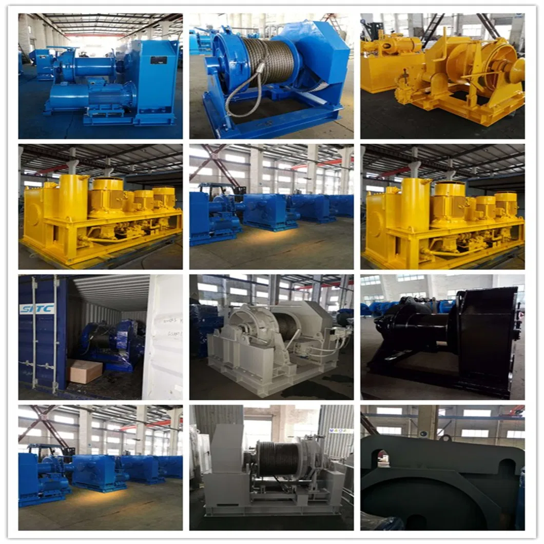 Wire Rope Cable Pulling Hydraulic Single Drum Anchor Mooring Windlass Winch Price for Sales