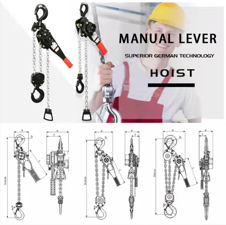 Chain Block Manual Hoist 0.75 Ton Hoist Lever Hoist Chain Block Chain Hoist Chain Pulley Block Manual Chain Block Lever Block